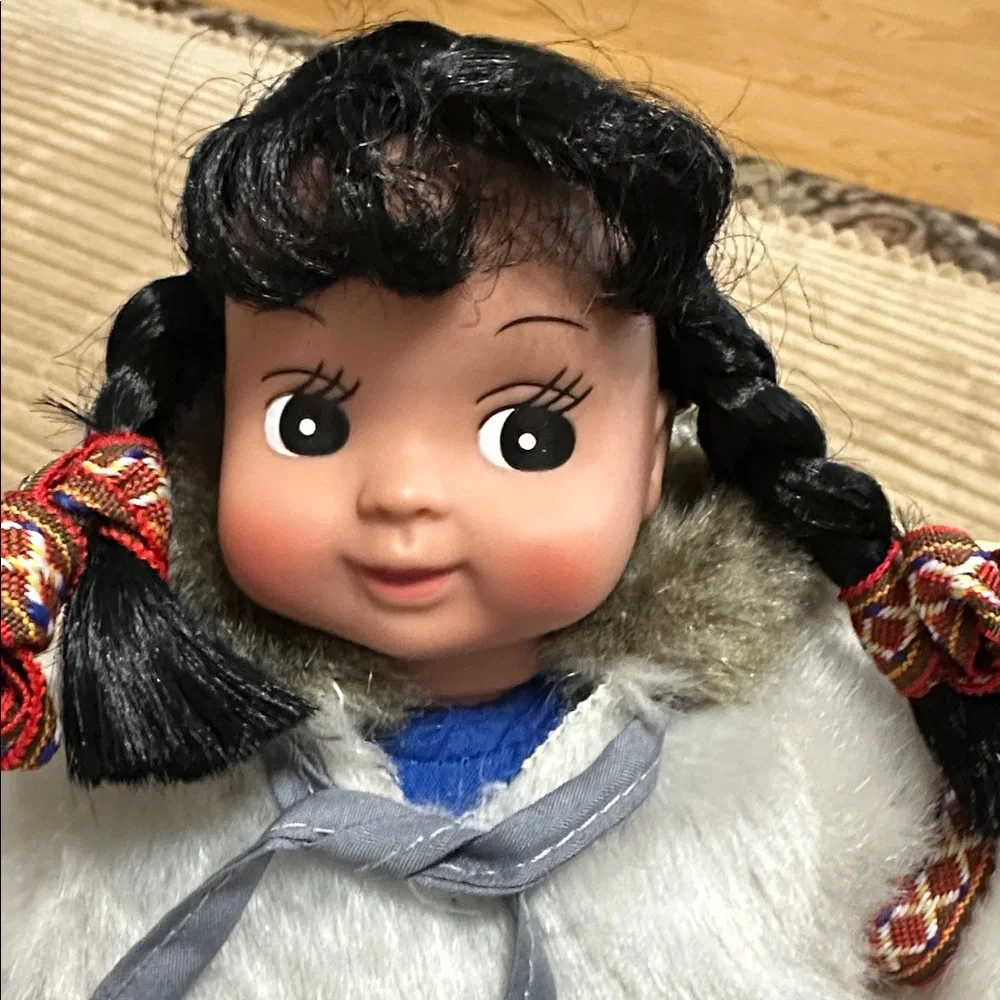 Collectible Artic Circle Eskimo Doll soft cuddly doll